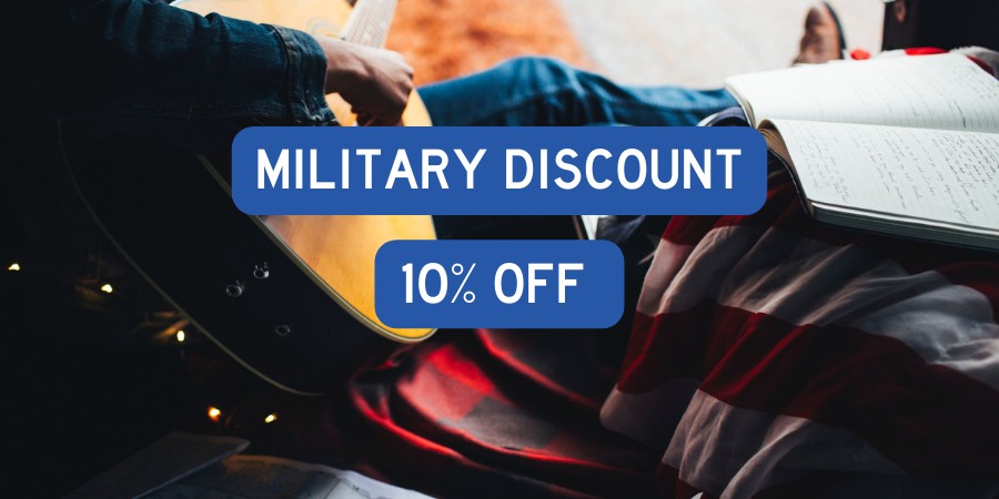 Military Discount 10 percent off